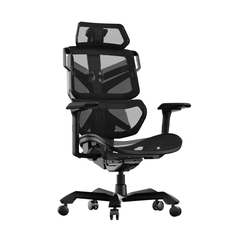 GAMETECH エミュレータ FG0328 Adore Gaming Ace Ultra Ergonomik Oyuncu ve Yönetici Koltuğu-Siyah
